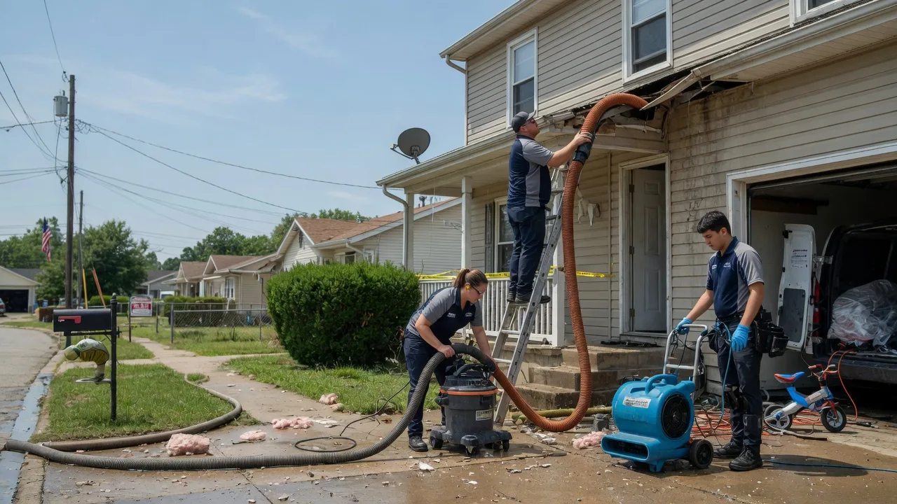 Water Damage Restoration in The Plains, OH near me